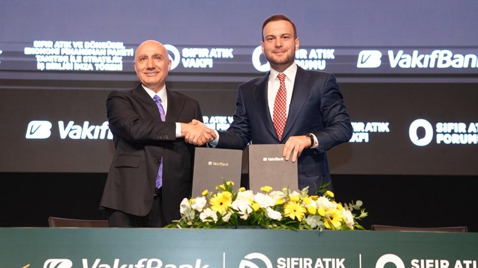 Yeşil dönüşüme dev finansman desteği! Sıfır Atık Vakfı ve VakıfBank stratejik işbirliği protokolü imzaladı