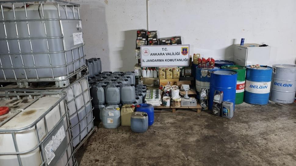 Ankara'da depoya baskın: Kaçak malzemeler ele geçirildi