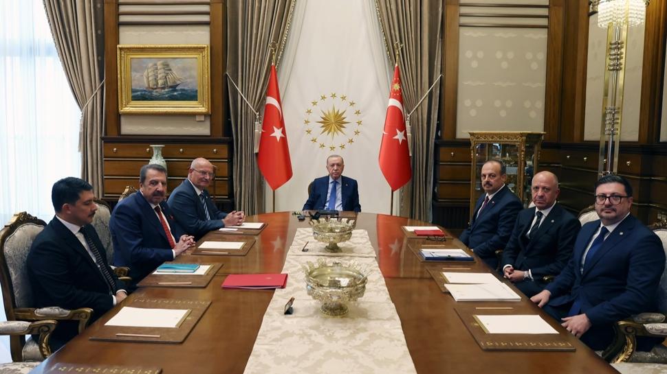 Başkan Erdoğan, Vali Canbolat'ı kabul etti
