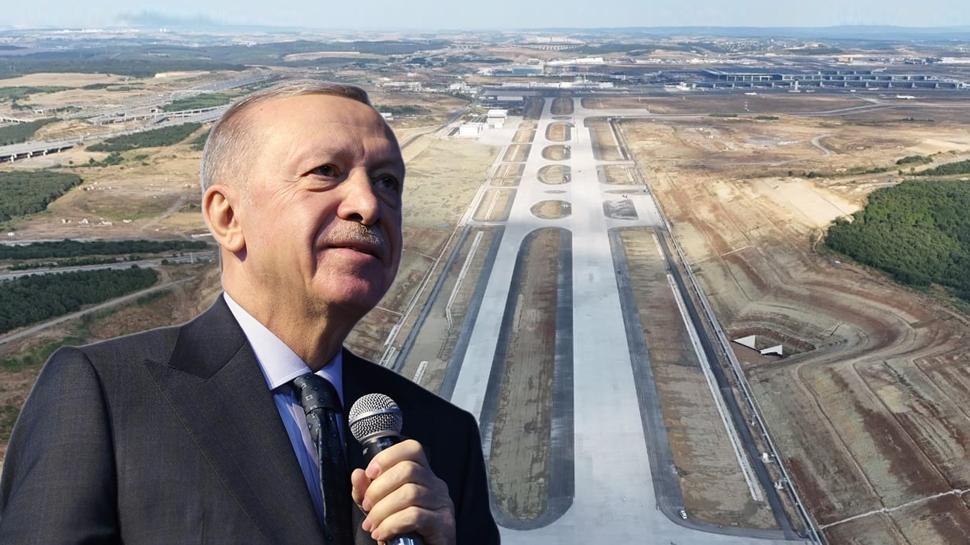 İstanbul Havalimanı 4. pist açılışı... Başkan Erdoğan'dan önemli açıklamalar