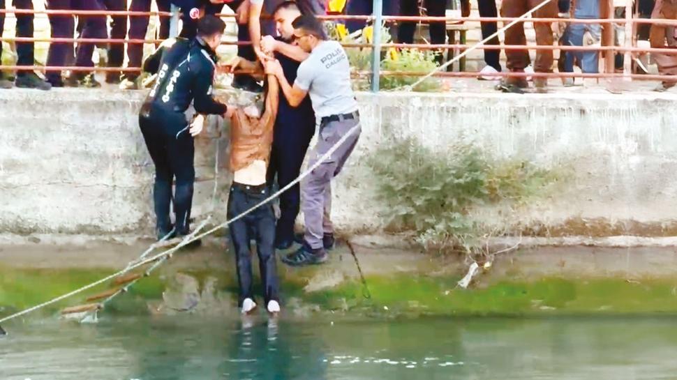 Kanaldaki yürüyüş sonu oldu