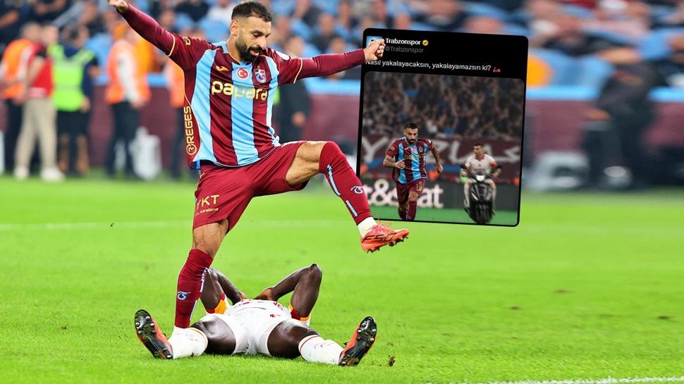 Maç sonu flaş paylaşım! Trabzonspor'dan Galatasaray'a gönderme