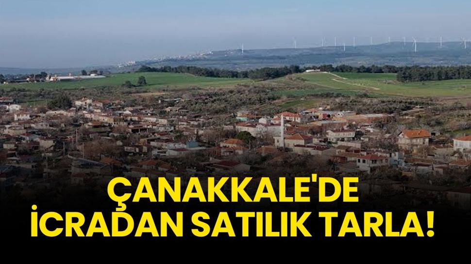 Çanakkale Merkez Gökçalı Köyü'nde icradan satılık tarla!