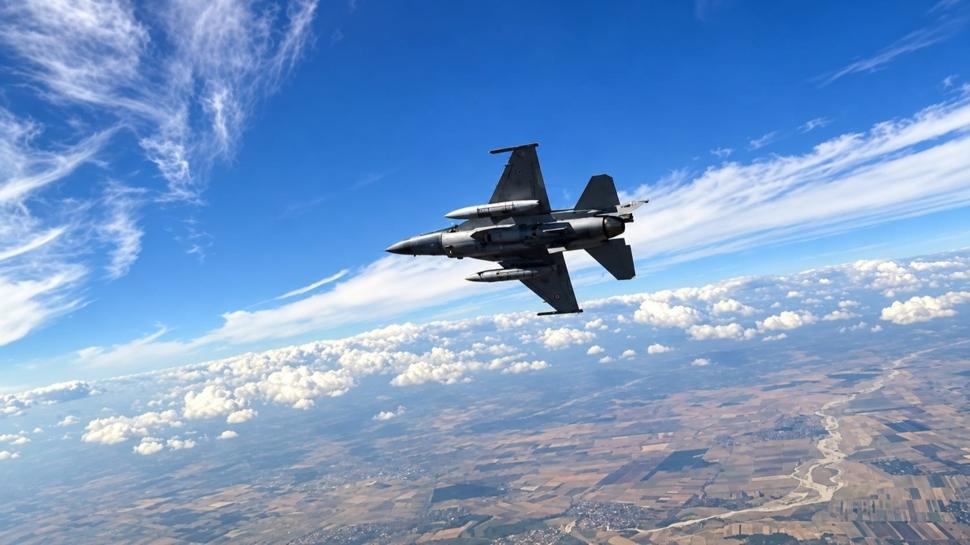 Türkiye'den gövde gösterisi: Türk F-16'ları havalandı