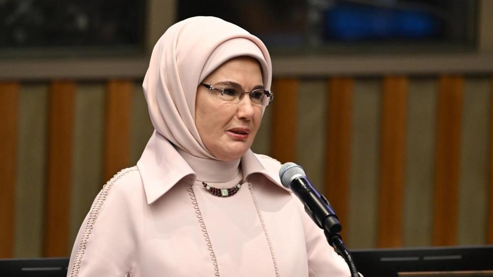 Emine Erdoğan'dan New York'taki ilk gün faaliyetlerine ilişkin video paylaşımı