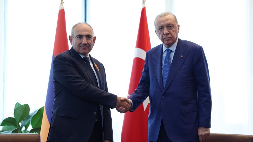Başkan Erdoğan, Ermenistan Başbakanı Paşinyan'ı kabul etti