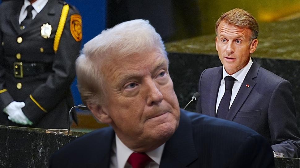 Macron'un sesi Trump'a kısıldı: Eleştirmekten korktu