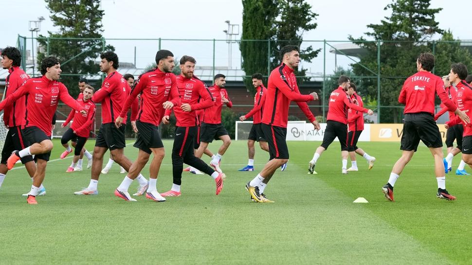 TFF açıkladı! A Milli Takım antrenmanında 2 eksik