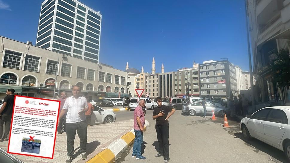 Şanlıurfa depremi sonrası provokasyon! "Zeminde göçük" iddialarına yalanlama