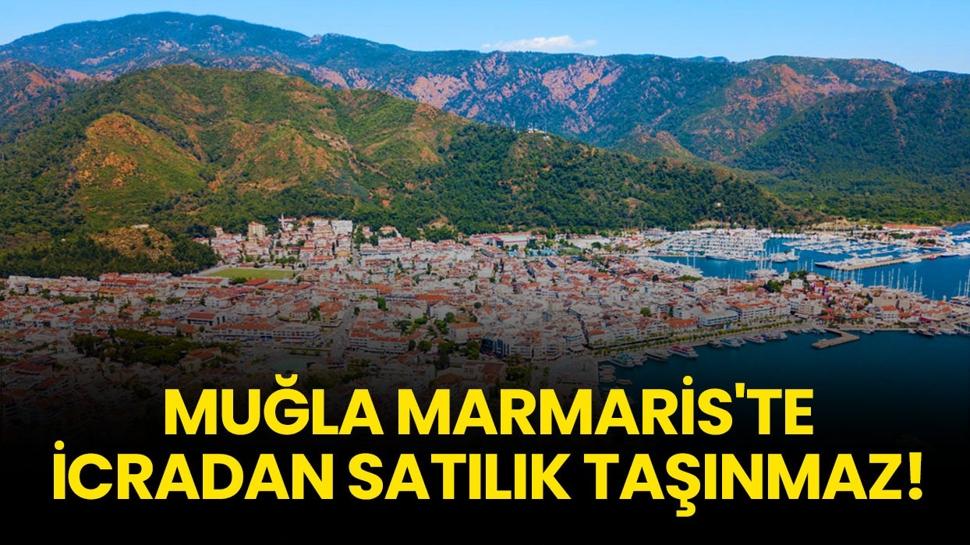 Muğla Marmaris'te icradan satılık taşınmaz!