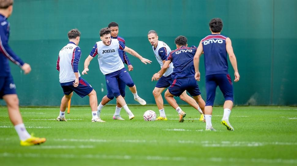 Trabzonspor, Samsunspor hazırlıklarına devam etti