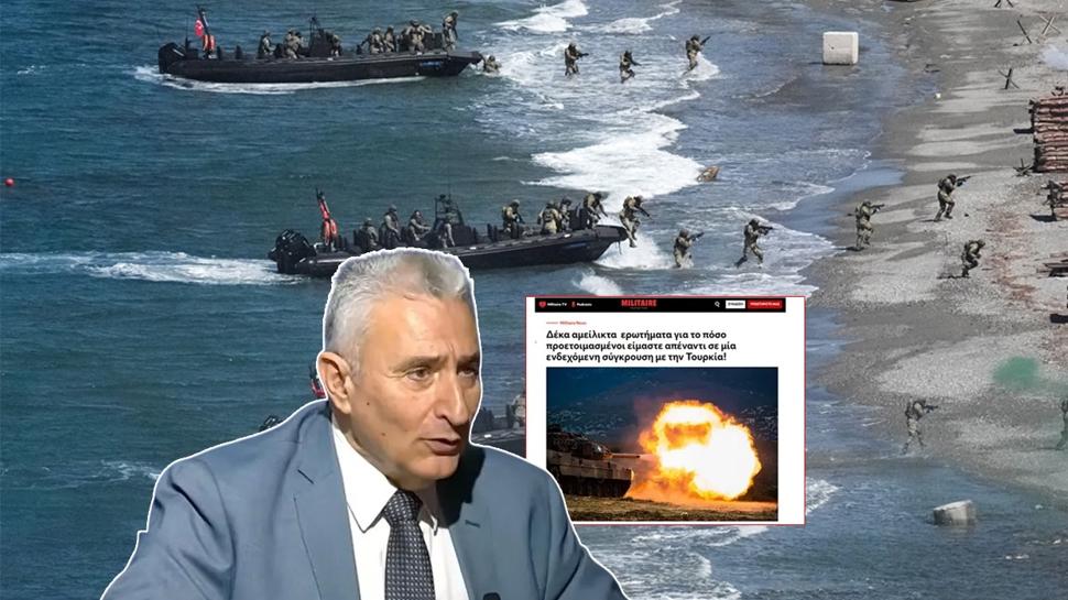 Yunan korgeneralden "hazır değiliz" itirafı: Türkiye'nin gücü ortada