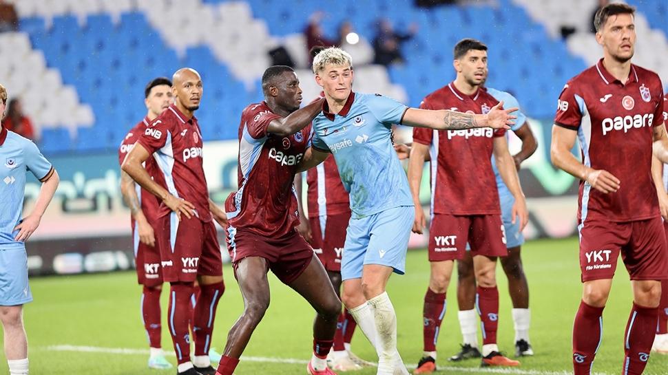 Tatsız prova! Trabzonspor hazırlık maçında tek golle kayıp