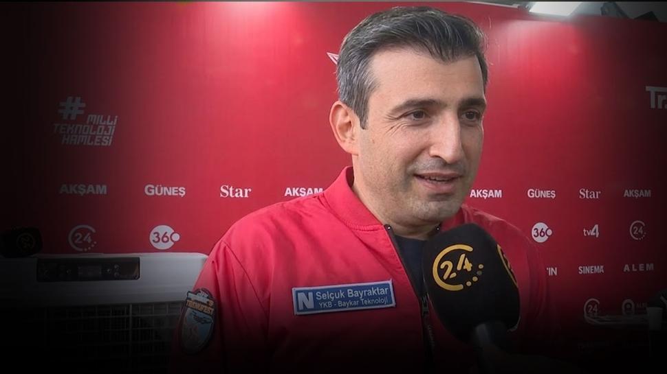 TEKNOFEST'te anlamlı ziyaret... Bayraktar: İlk yıldan beri yoldaşımız oldunuz