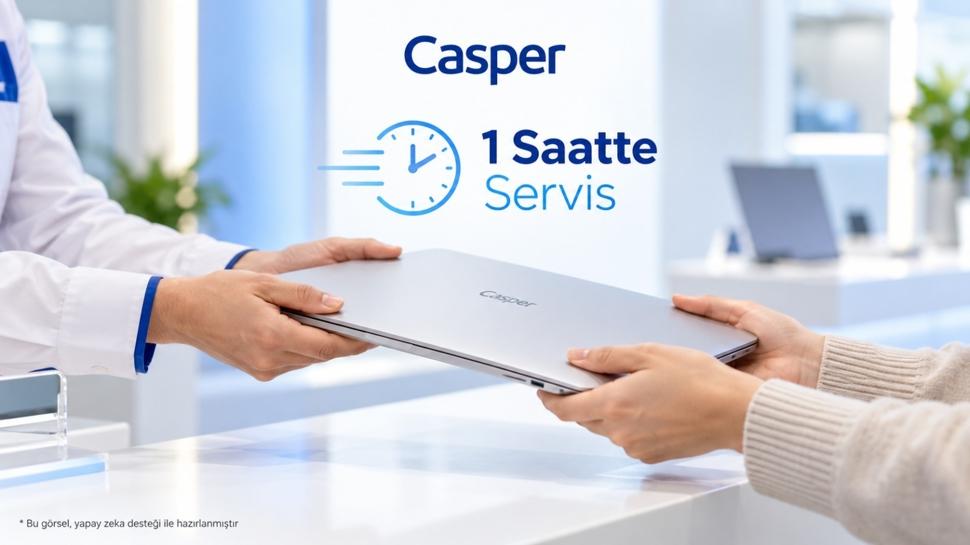 Yoğun günlerde teknik servis: Casper 1 saatte servis kimler için uygun?