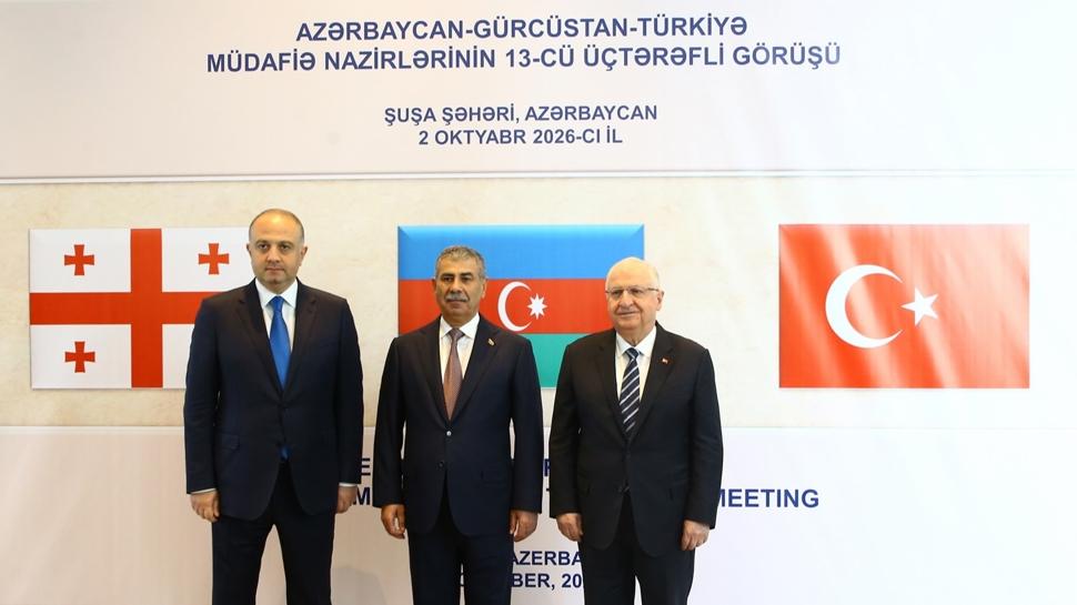 3 ülkenin savunma bakanları Şuşa'da! Bölgesel güvenlik için kritik temas