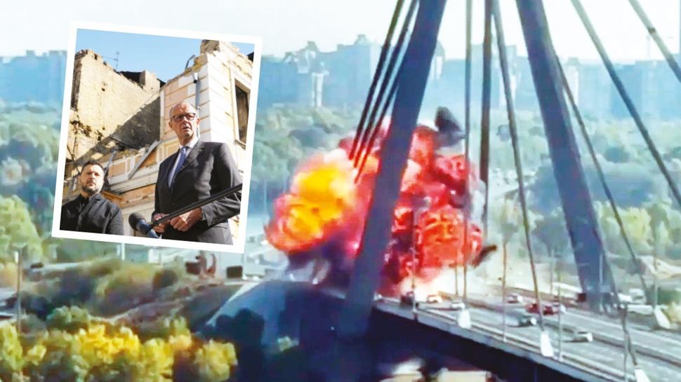 Rusya'dan Merz'e bombalı karşılama