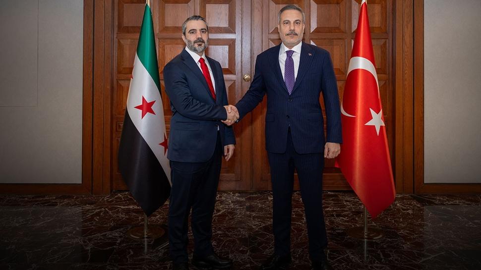 Bakan Fidan Suriyeli mevkidaşı Şeybani ile bir araya geldi
