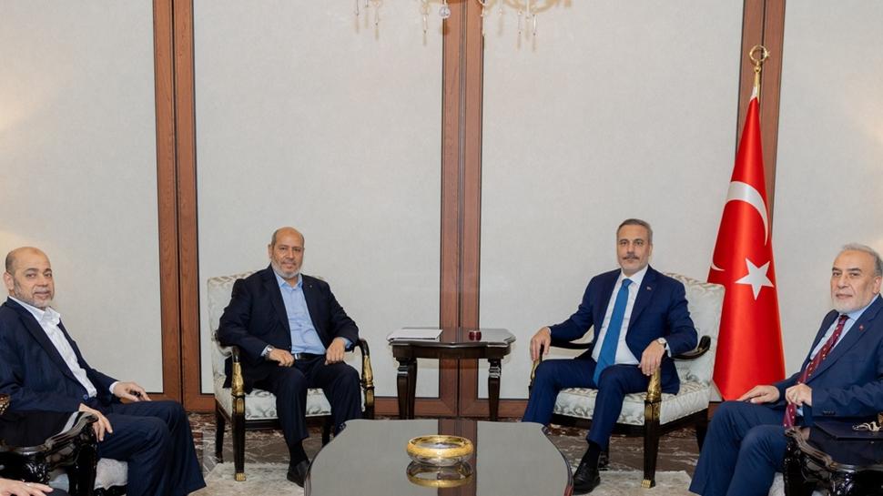 Bakan Fidan, Hamas heyetini kabul etti