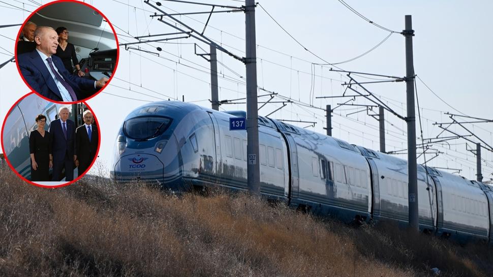 Çerkezköy-Kapıkule hattı açıldı! Başkan Erdoğan vatman koltuğunda