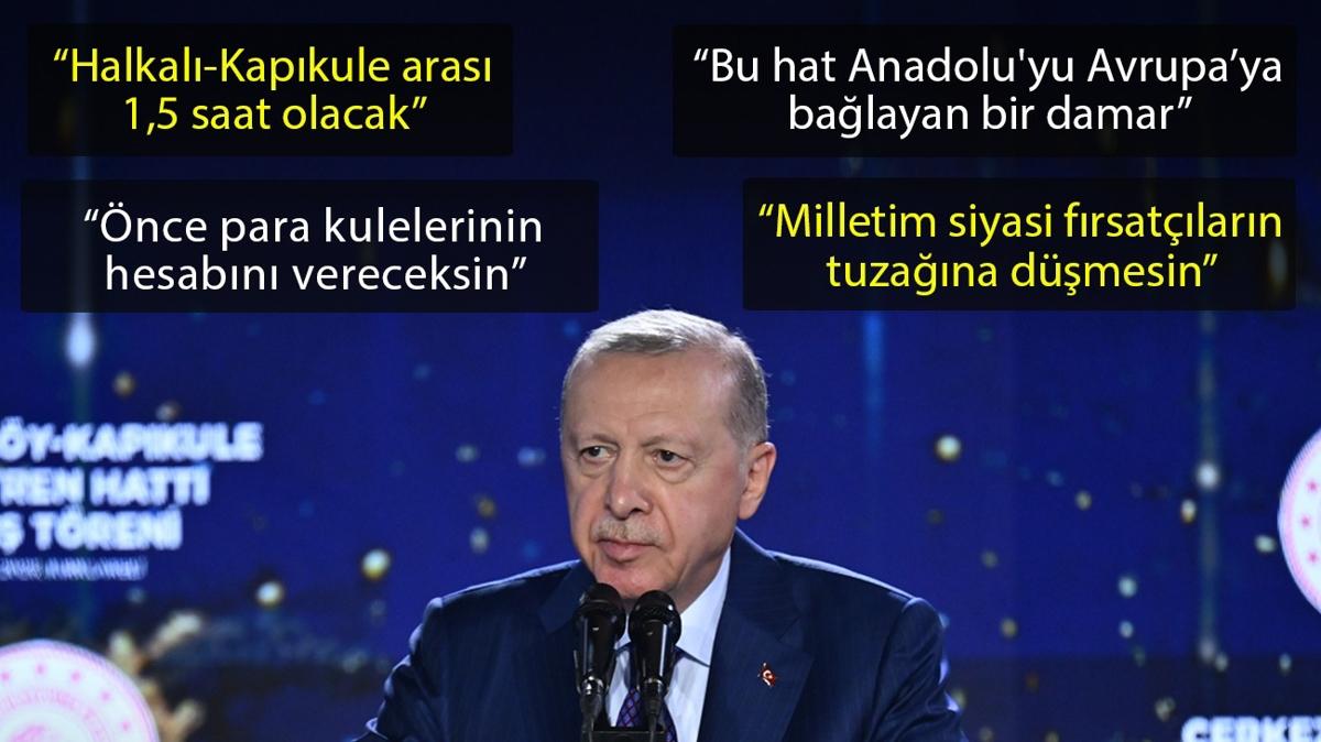 Erdoğan Kırklareli Hızlı Tren ÇerkezköyKapıkule fotoğrafları resimleri
