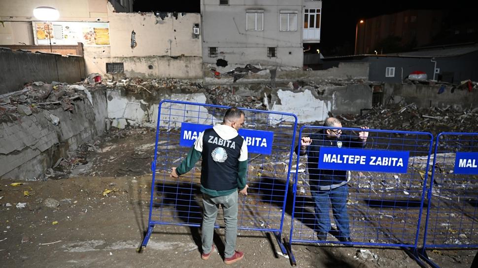 Maltepe'de facianın adresi kapatıldı: Enkaz çalışmaları tamamlandı