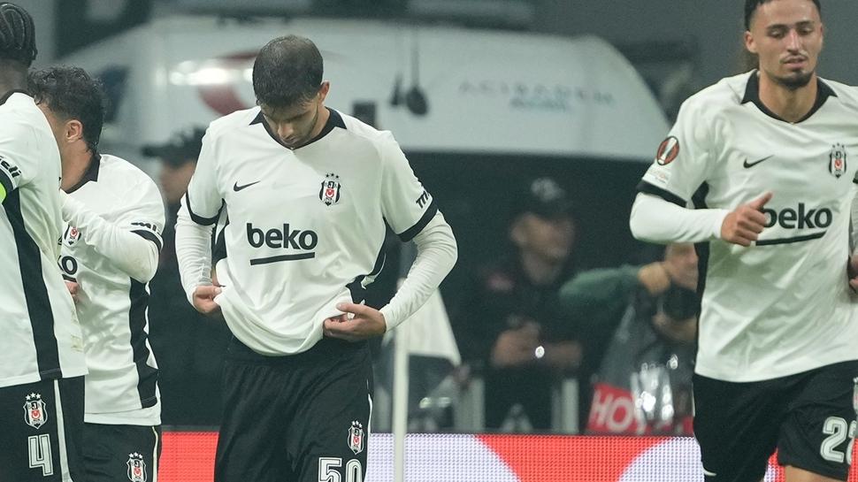 Kırmızı kart çıktı! Beşiktaş 10 kişi kaldı