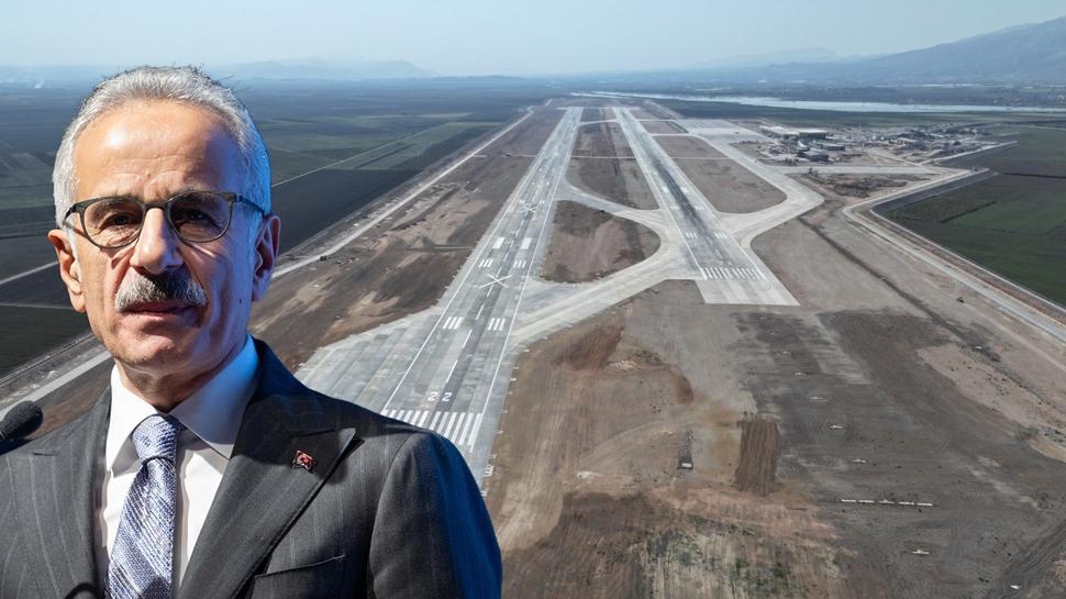 Hatay Havalimanı için geri sayım başladı: Bakan Uraloğlu tarih verdi