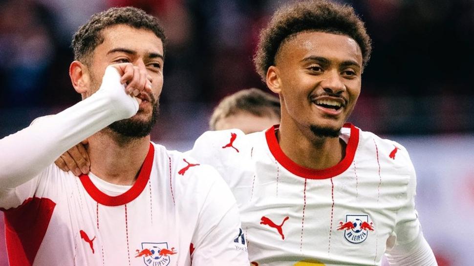 Leipzig ligde farklı kazandı! Romulo'dan 2 gol birden