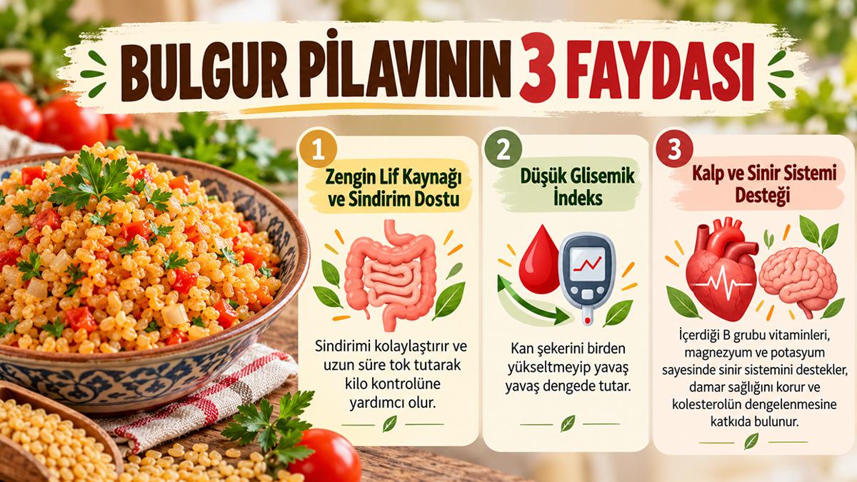 Bulgur pilavı tarifi! Pişirme süresi 20 dakika