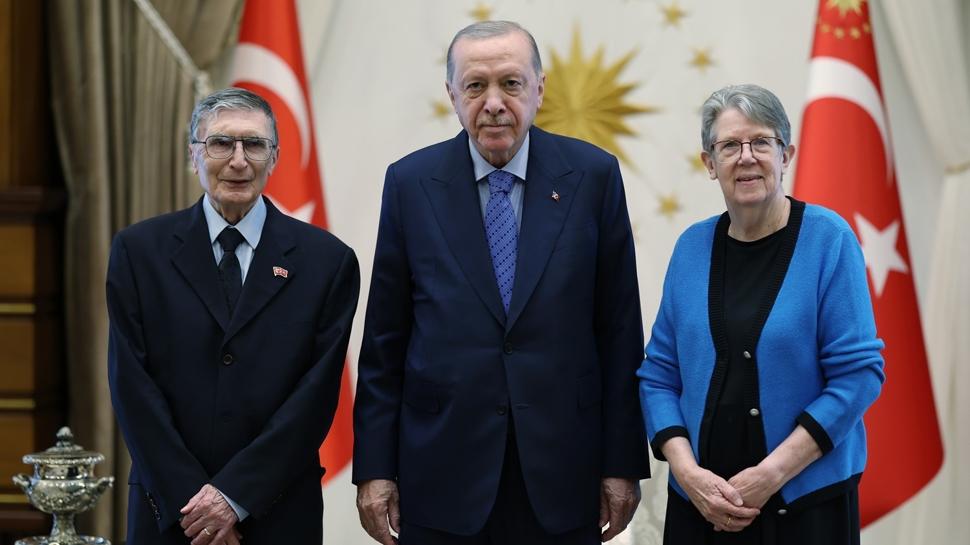 Başkan Erdoğan, Prof. Dr. Aziz Sancar'ı kabul etti