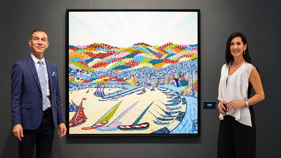 Ressam Karl Talip Kara'nın Kocaeli'nde "Meşk"i