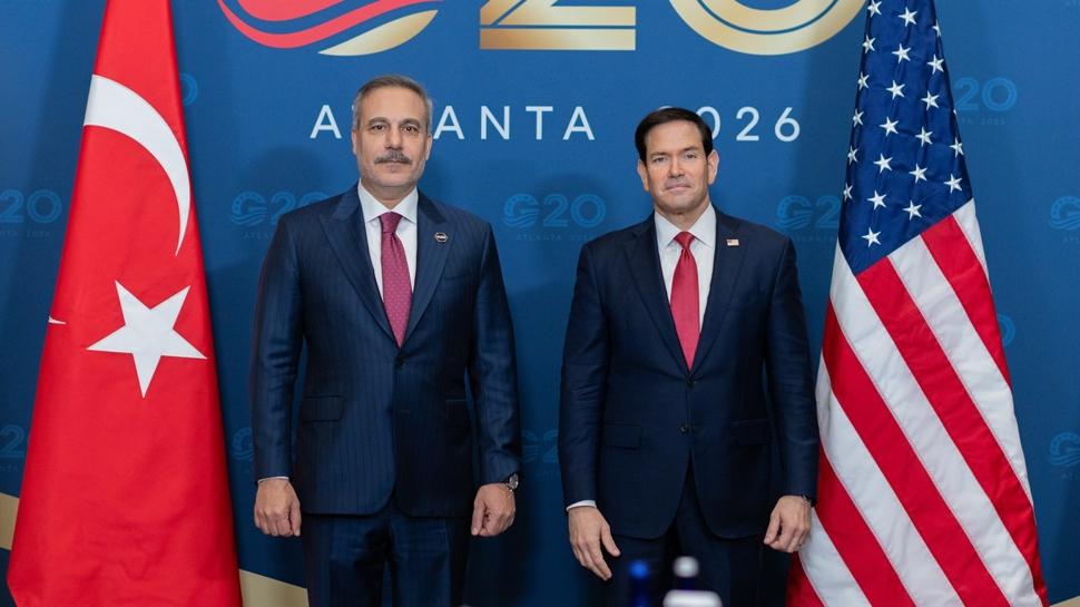 Bakan Fidan, ABD Dışişleri Bakanı Rubio ile bir araya geldi