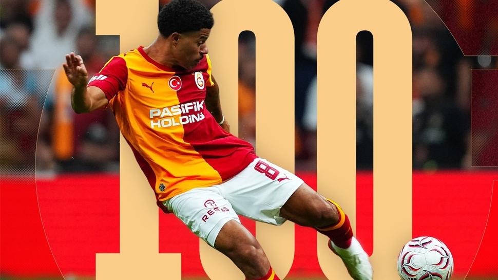 Gabriel Sara, Galatasaray formasıyla 100. kez sahada