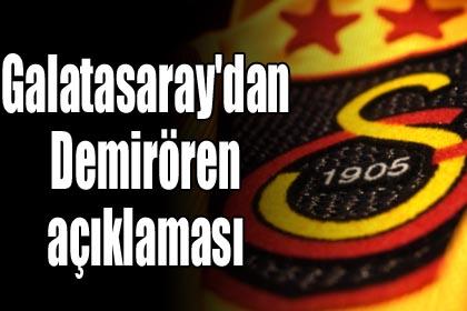 Galatasaray'dan Demirren aklamas