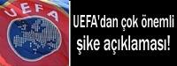 UEFA'dan net ike aklamas!