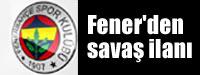 Fener'den sava ilan