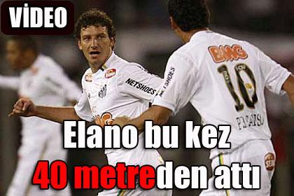 Elano bu kez 40 metreden att