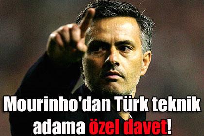 Mourinho'dan Trk teknik adama zel davet!