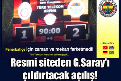 Resmi siteden G.Saray' ldrtacak al!