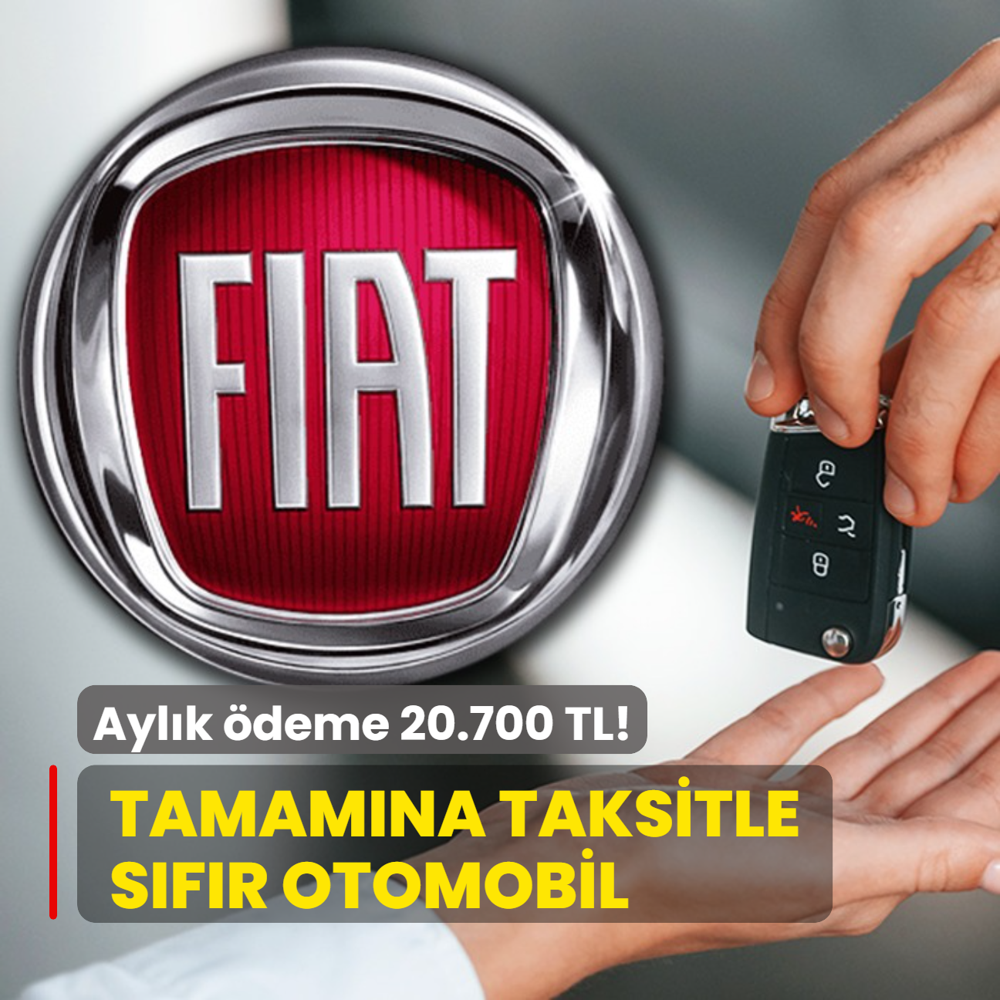 Fiat yapt yapacan: Tamamna taksitle otomobil! Aylk deme 20.700 TL