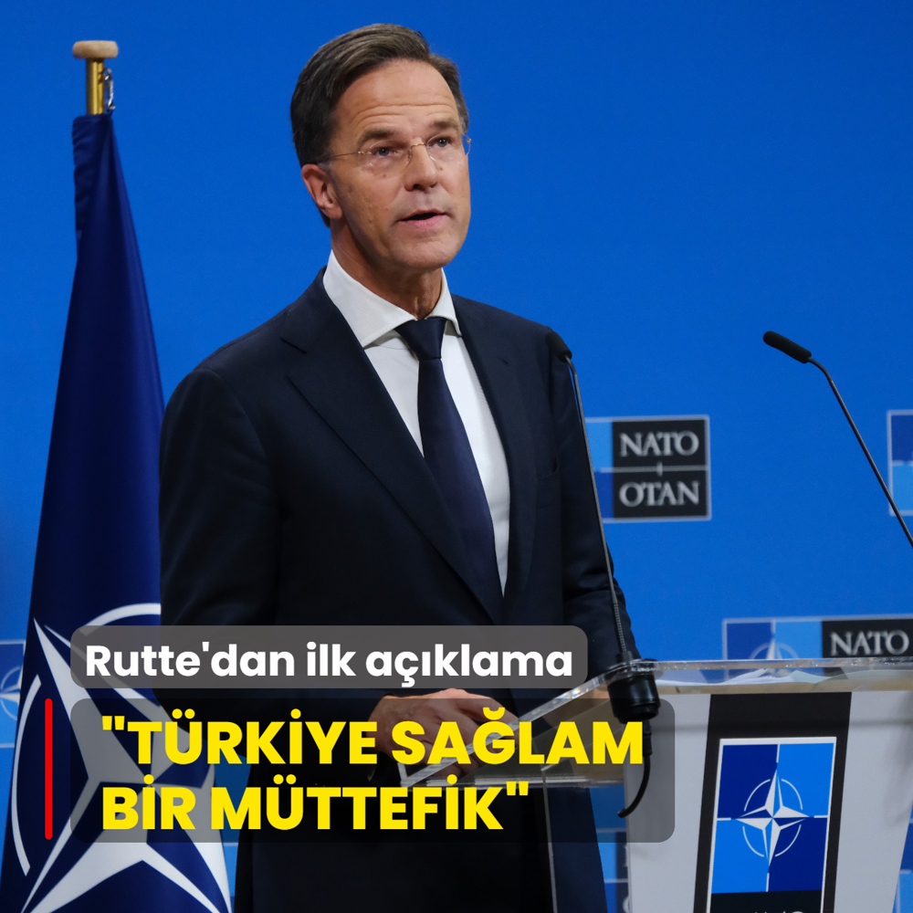 Rutte: Trkiye salam ve yetenekli bir mttefik