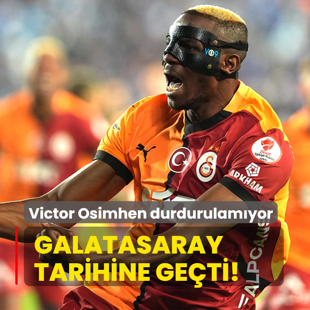 Galatasaray tarihine geti! Victor Osimhen durdurulamyor