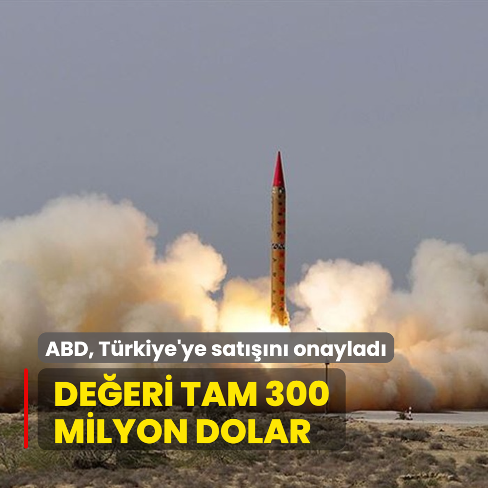 Pentagon Trkiye'ye satn onaylad... Deeri tam 300 milyon dolar