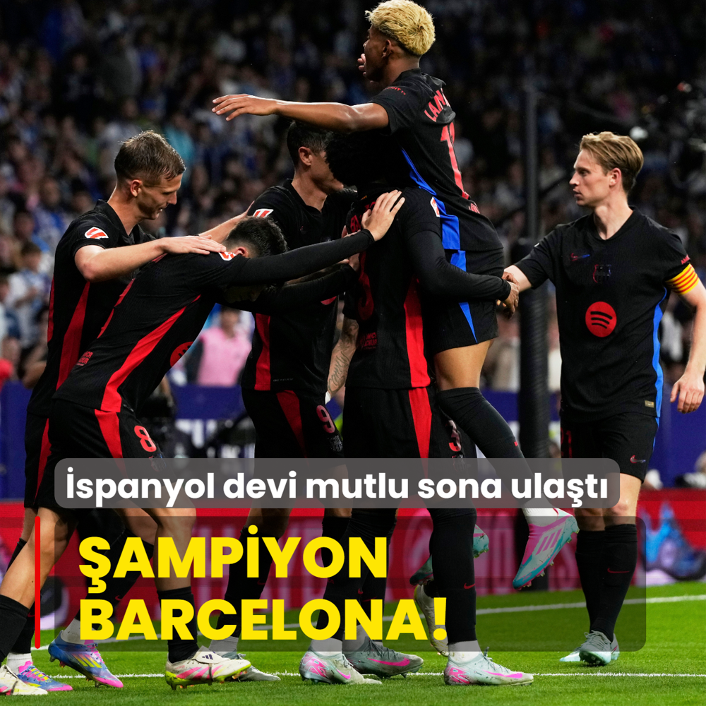 ampiyon Barcelona! spanyol devi mutlu sona ulat