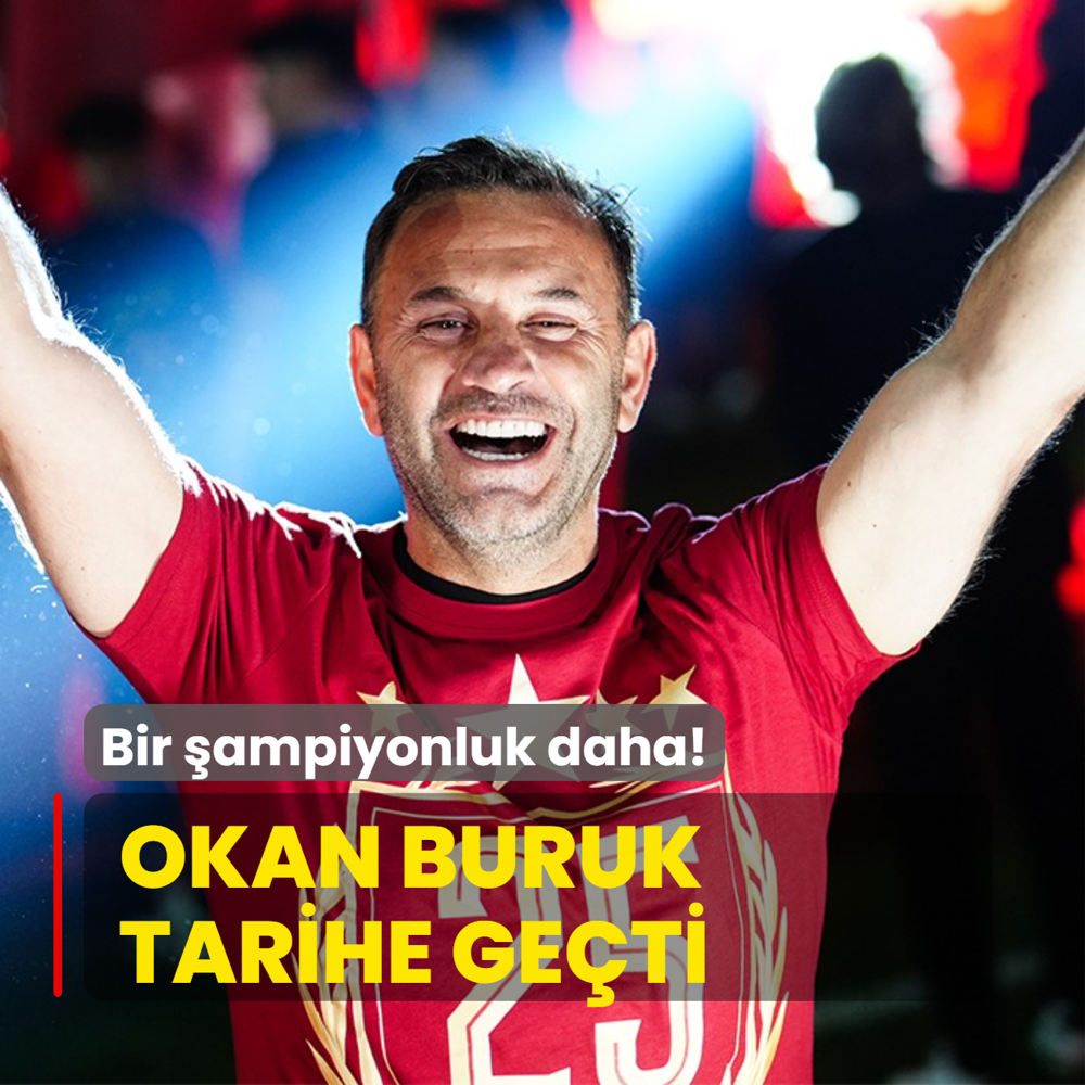 Bir ampiyonluk daha! Okan Buruk tarihe geti