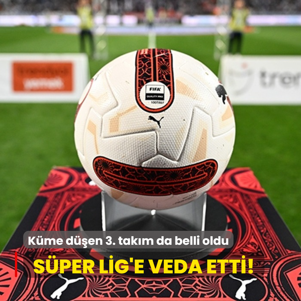 Sper Lig'e veda etti! Kme den 3. takm da belli oldu
