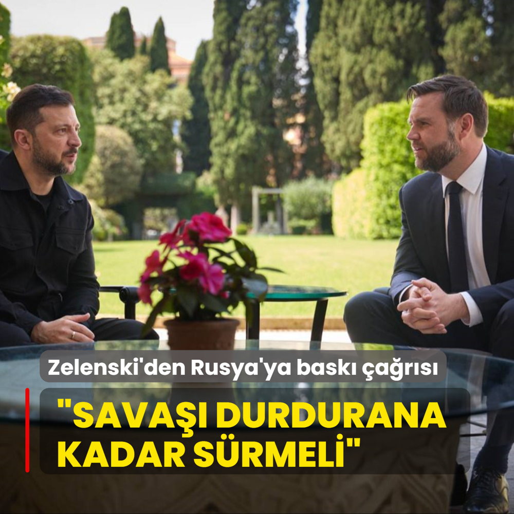 Zelenski'den Rusya'ya bask ars: Sava durdurmaya hazr olana kadar srdrlmeli