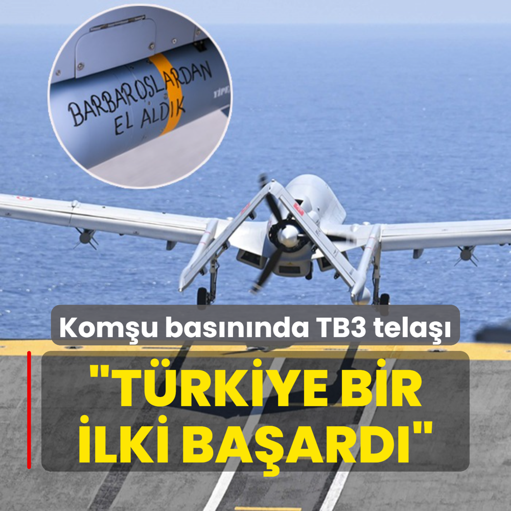 Komu basnnda TB3 tela: Trkiye bir ilki baard