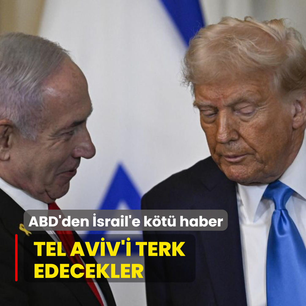 ABD'den srail'e kt haber... Tel Aviv'i terk edecekler